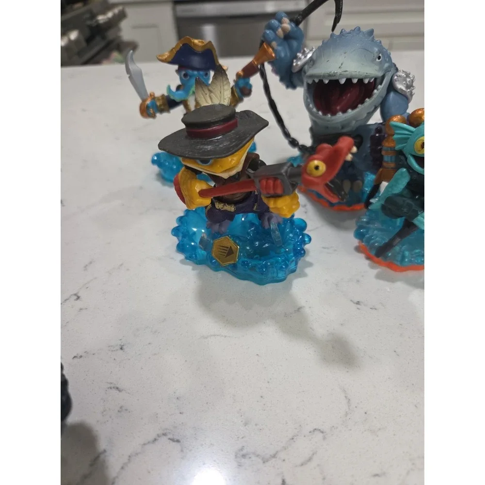 Skylanders Activision Lot Of 6 Water Element Character Figure